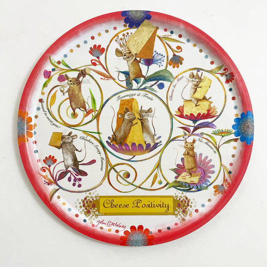 Cheese Positivity Circular Serving Tray-0