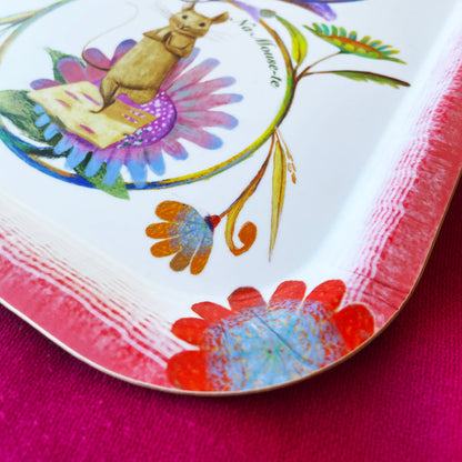 Cheese Positivity Rectangular Serving Tray-1