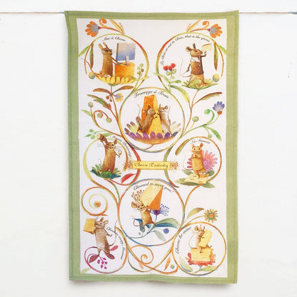 Cheese Positivity Tea Towel-0