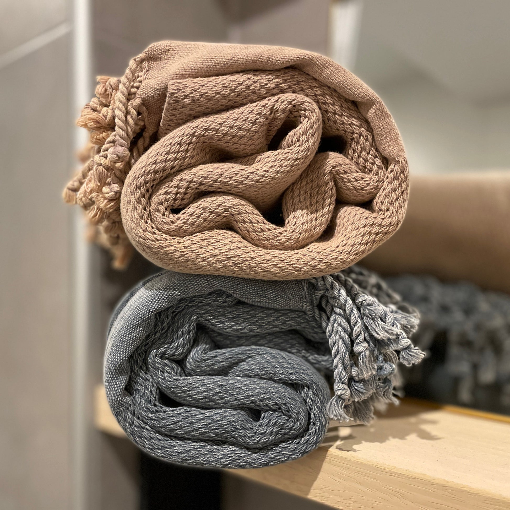 Stone Washed Duru Turkish Towel-4